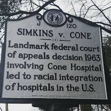 land marker for Dr. George Simkins.